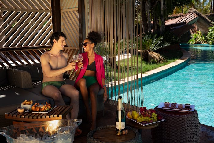 Gastronomia do complexo Hot Beach