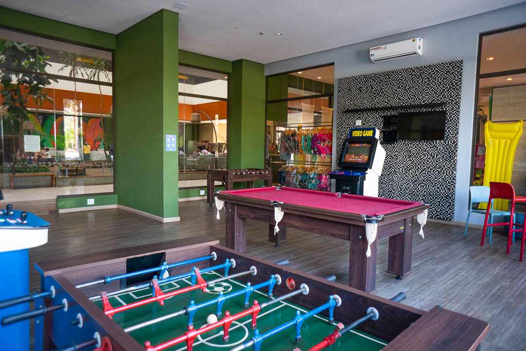 Área de recreação do Hot Beach Resort